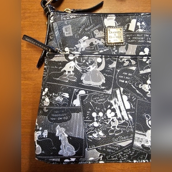 HTF Dooney & Bourke 2013 D23 Reverse Comics Crossbody - Picture 5 of 12